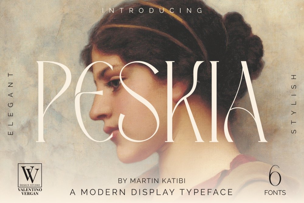 Peskia – Modern Typeface