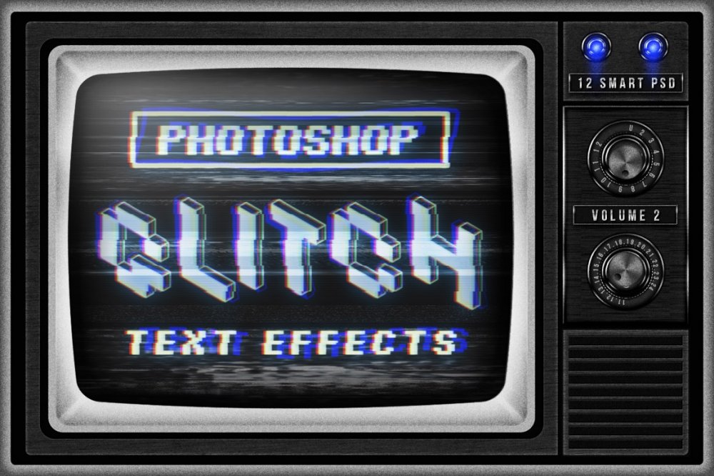 Photoshop Glitch Text Effects Vol.2 width=