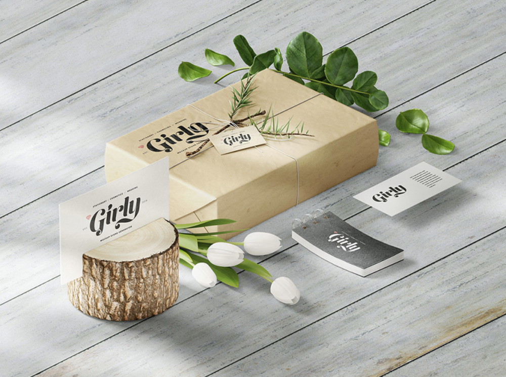 example of beauty packaging mockup