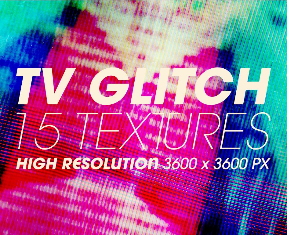 TV Glitch Textures