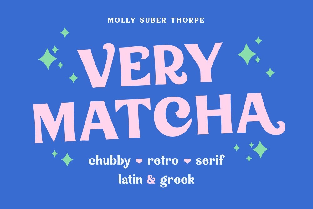 Very Matcha Retro Serif Font