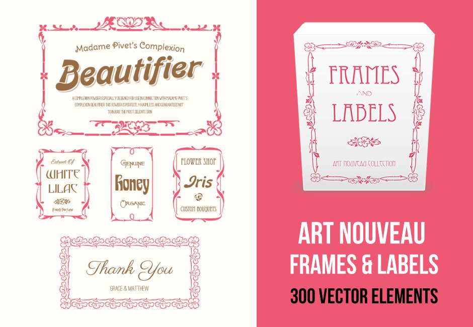 Art Nouveau Frames