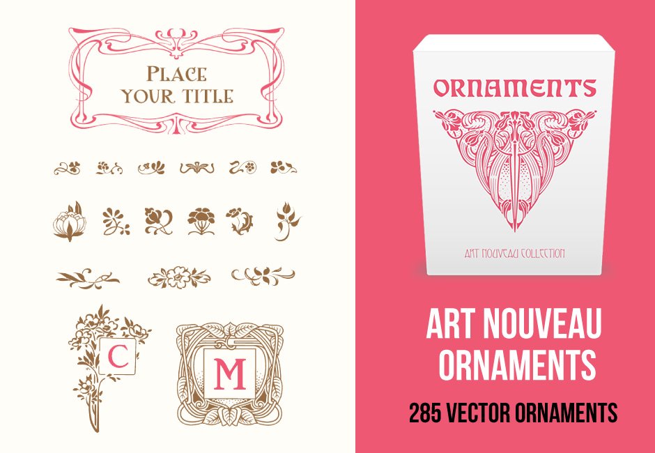 Art Nouveau Ornaments