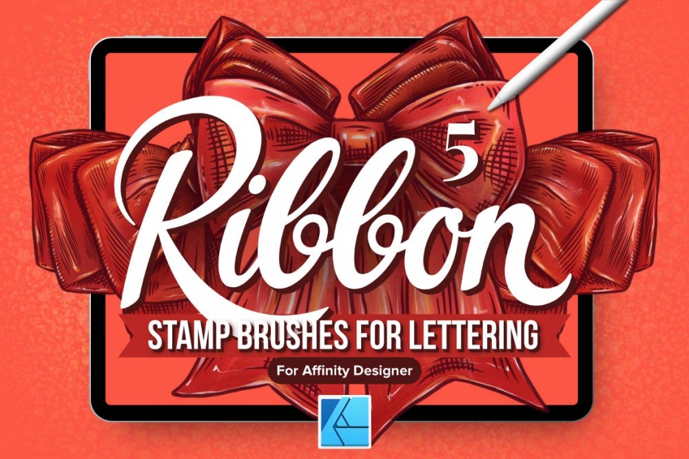 5 Ribbon Affinity Stamp Brushes