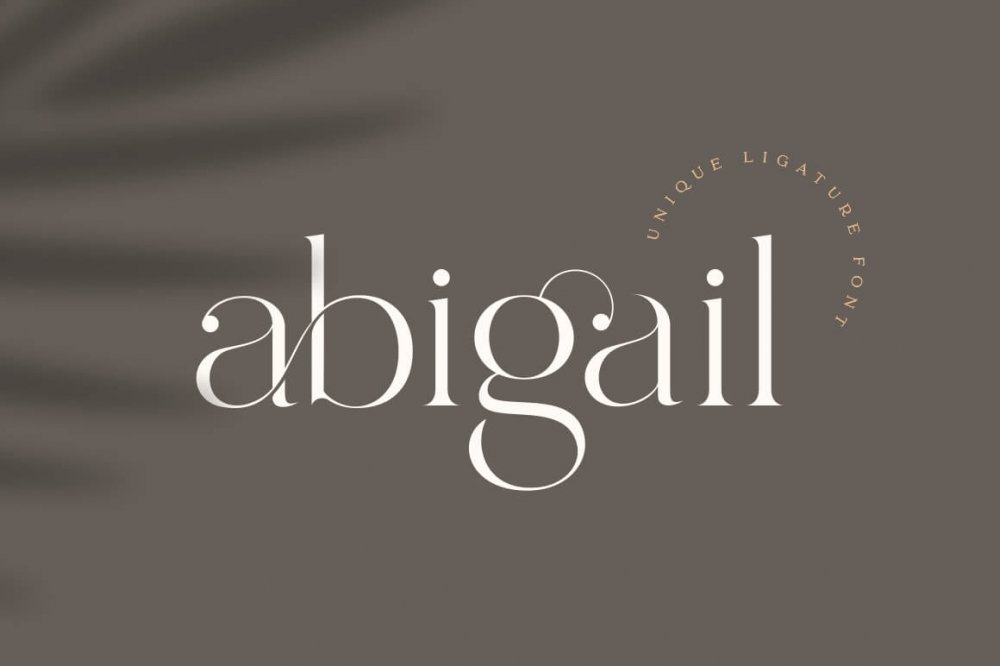 Abigail – Unique Ligature Font