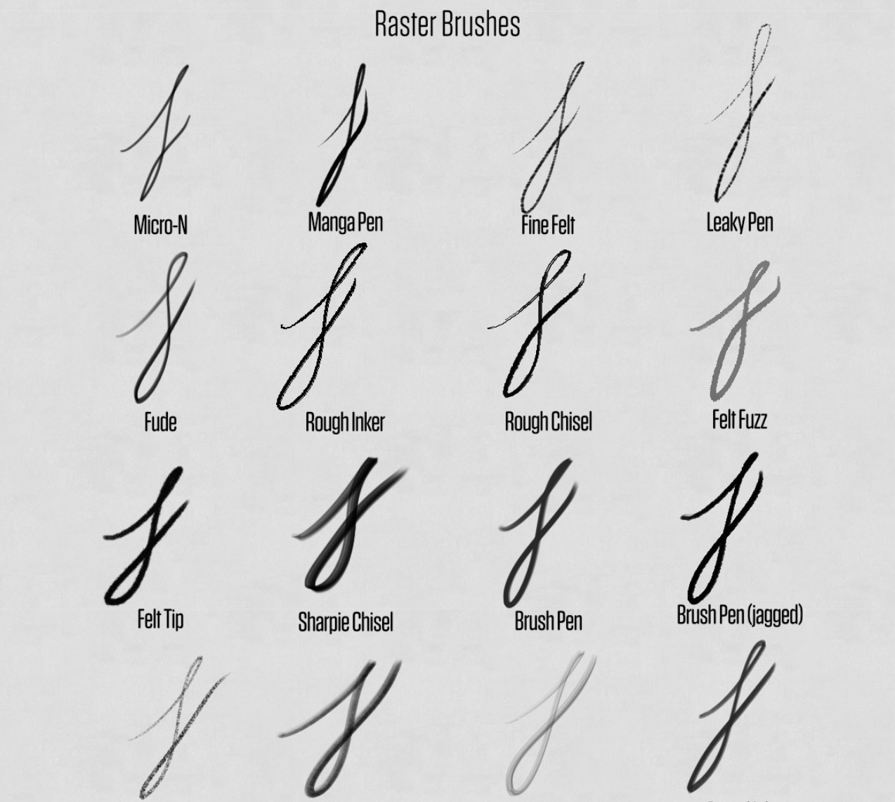 Drawing Brushes For Affinity