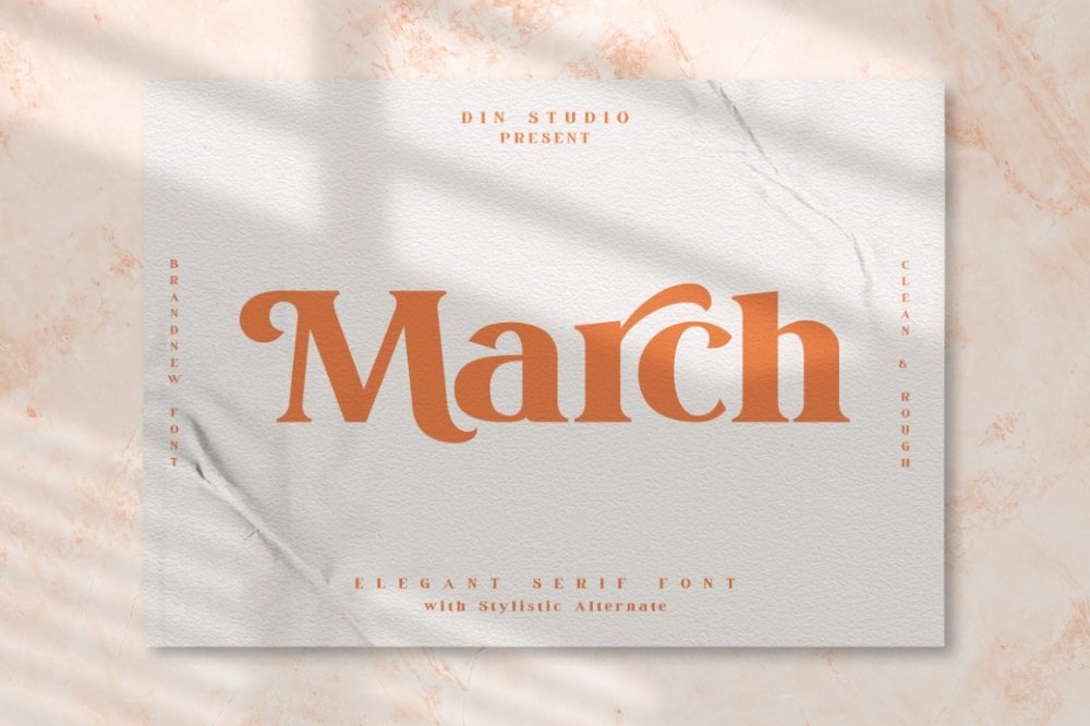 March – Elegant Serif Font