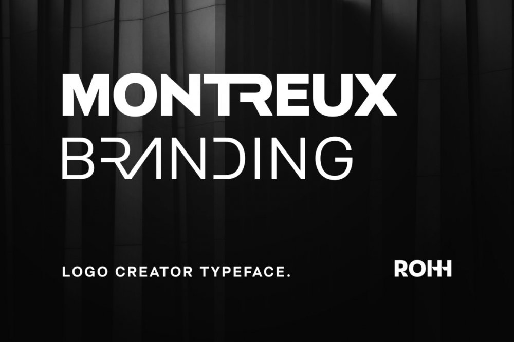 Montreux Branding – Logo Creator Typeface