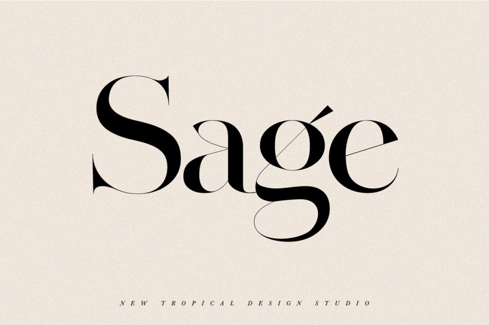 Sage – Serif Typeface