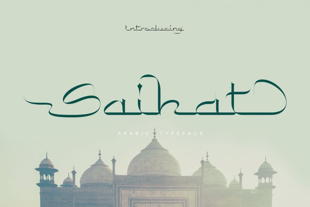 Saihat Arabic Typeface