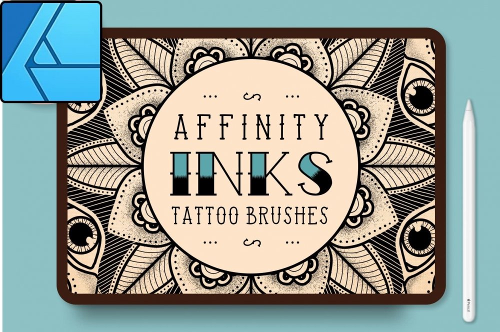 Affinity Inks Tattoo Brushes