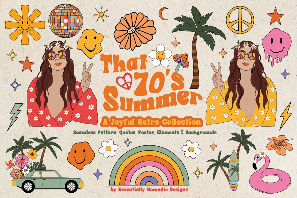 A Joyful Retro Graphic Collection