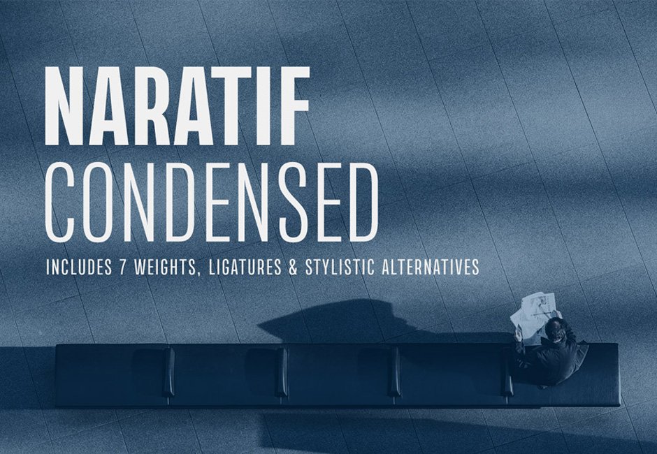 Naratif Condensed Typeface