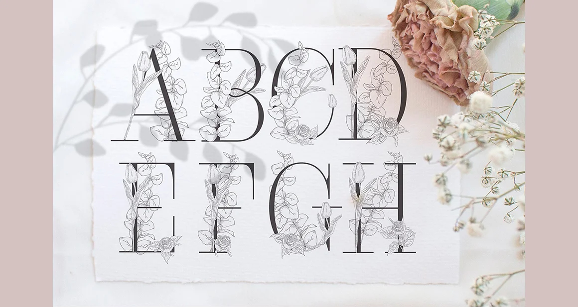 Spring Vibes – Floral Alphabet