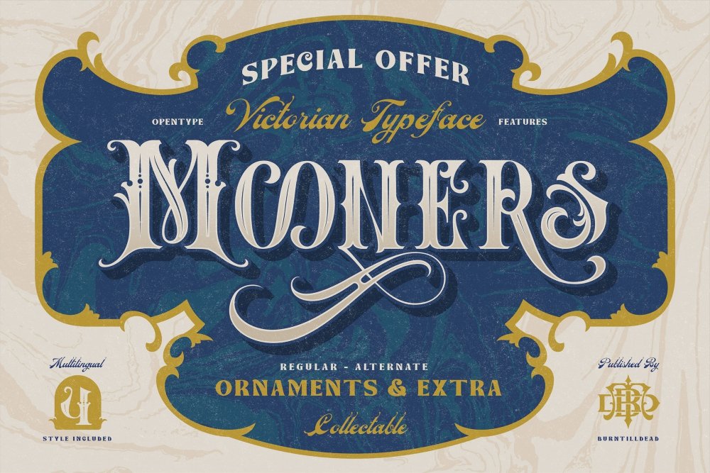 Mooners – Victorian Typeface