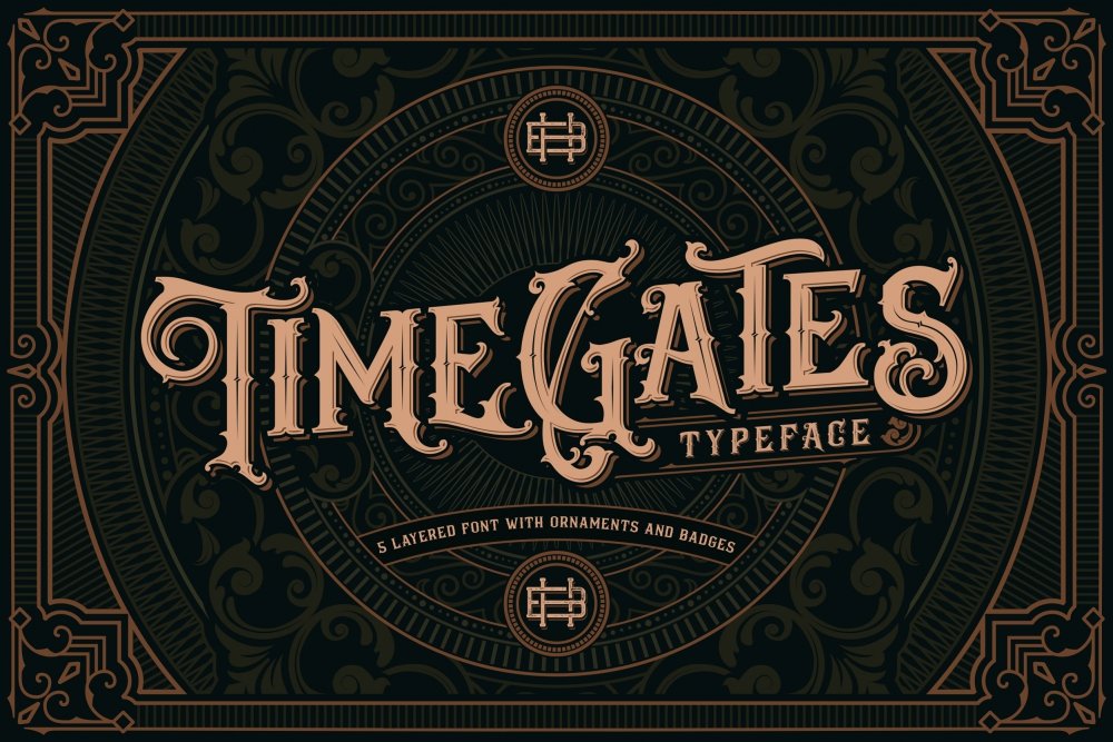 Timegates Typeface + Extras