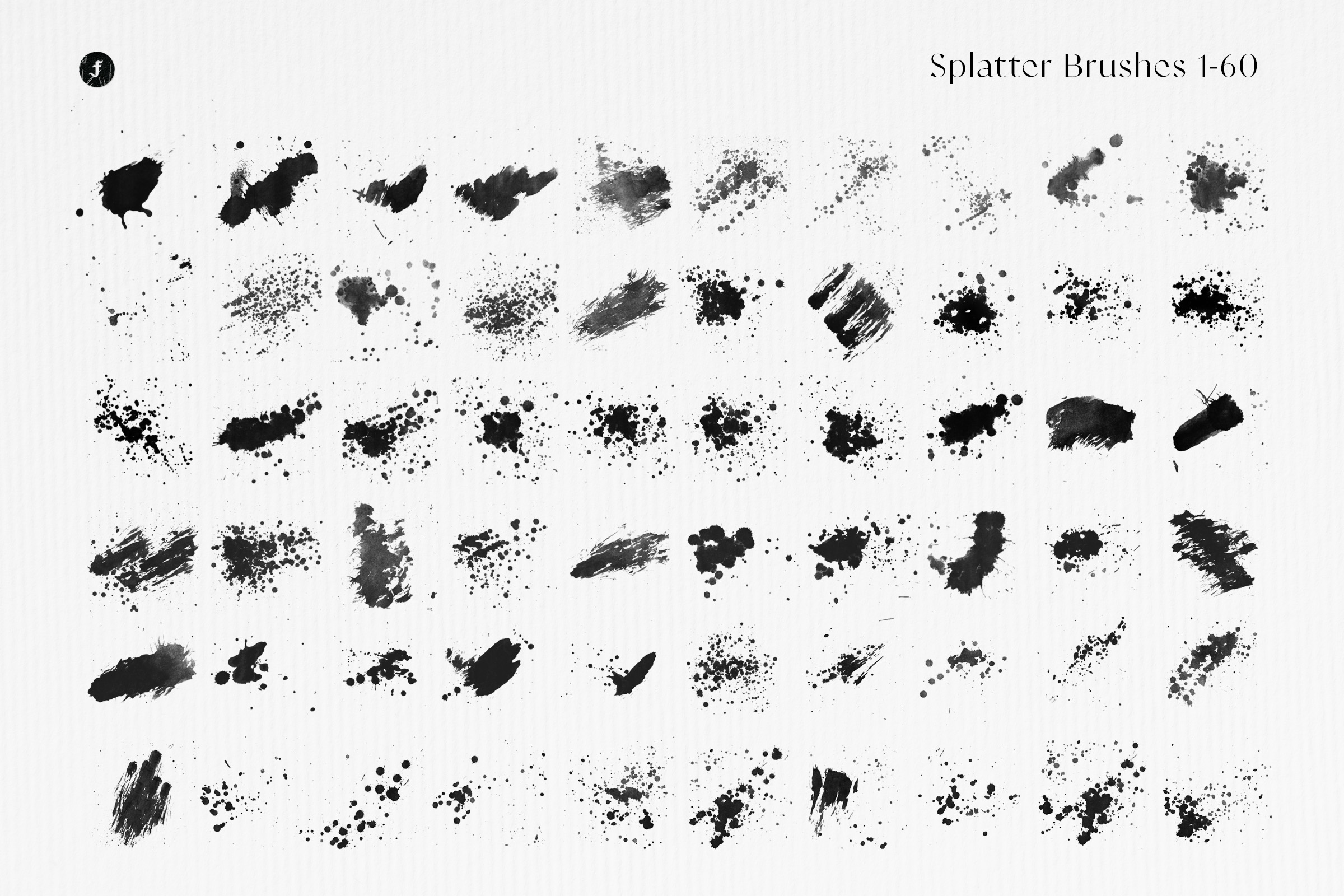 procreate splatter brushes free