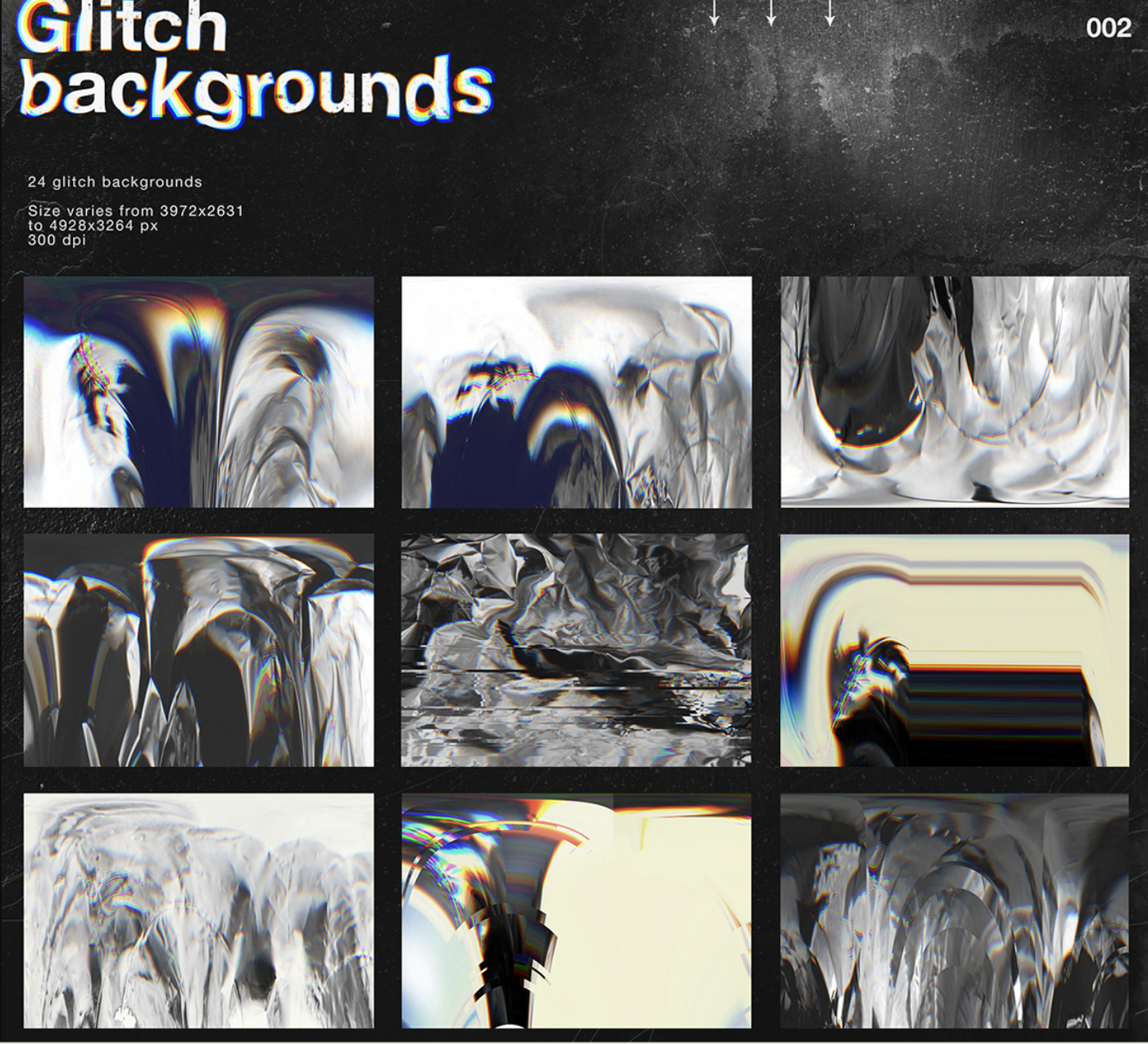 Grunge & Glitch Artistic Toolkit 7in1