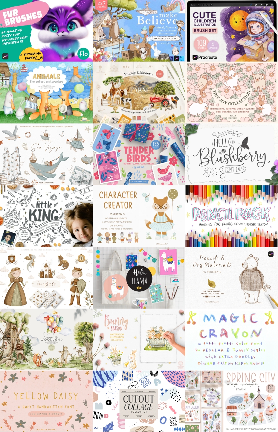 The Whimsical Artist's Cute Creation Kit