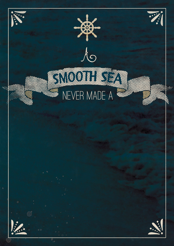 Nautical Quote Poster Tutorial