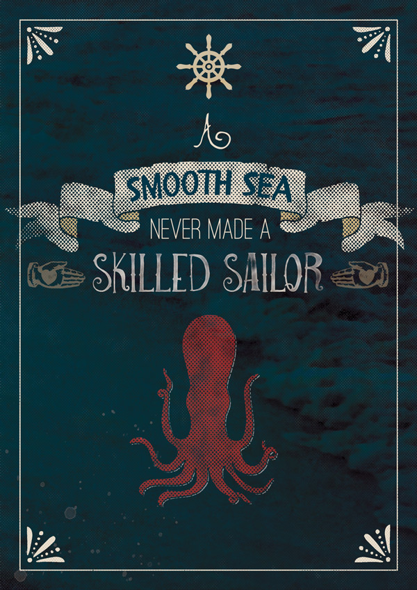 Nautical Quote Poster Tutorial