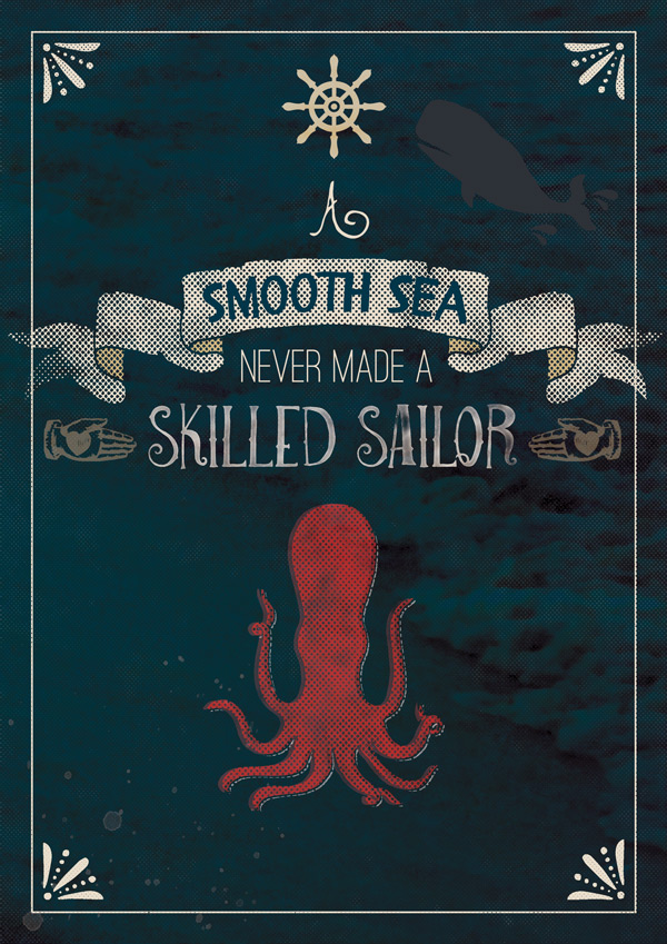 Nautical Quote Poster Tutorial