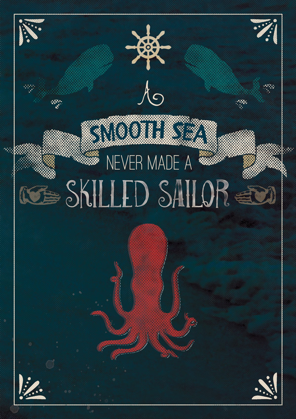 Nautical Quote Poster Tutorial