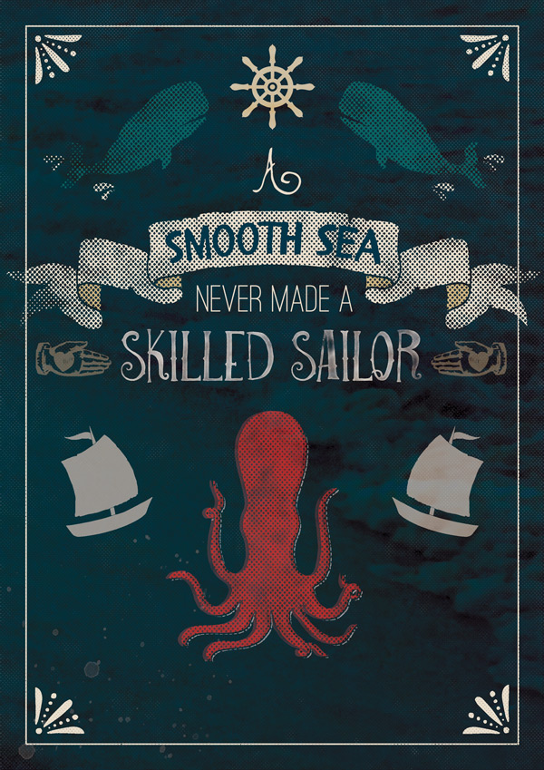 Nautical Quote Poster Tutorial