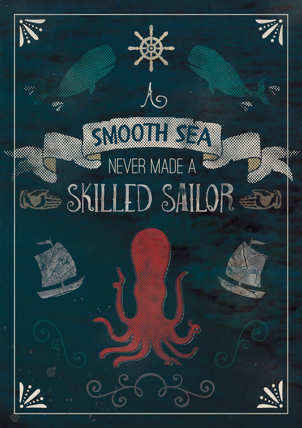 Nautical Quote Poster Tutorial