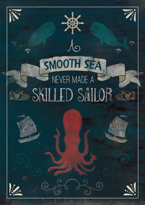 Nautical Quote Poster Tutorial