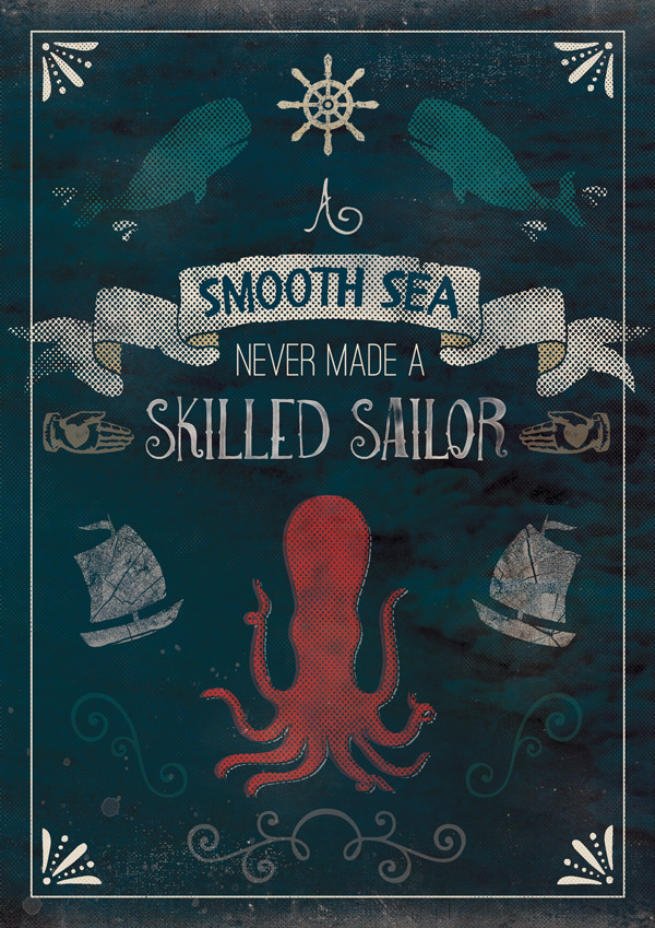 Nautical Quote Poster Tutorial