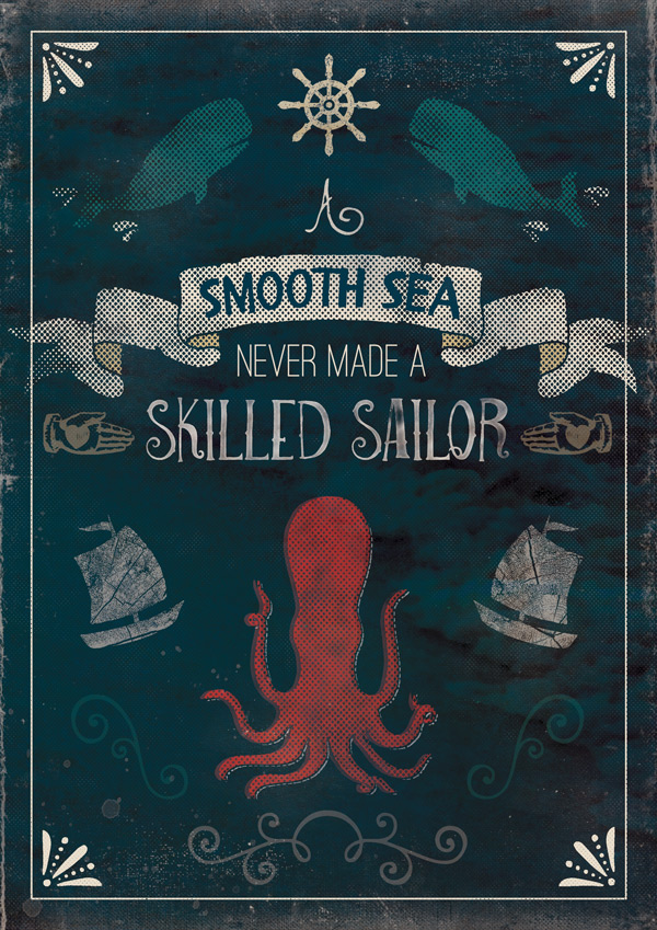Nautical Quote Poster Tutorial