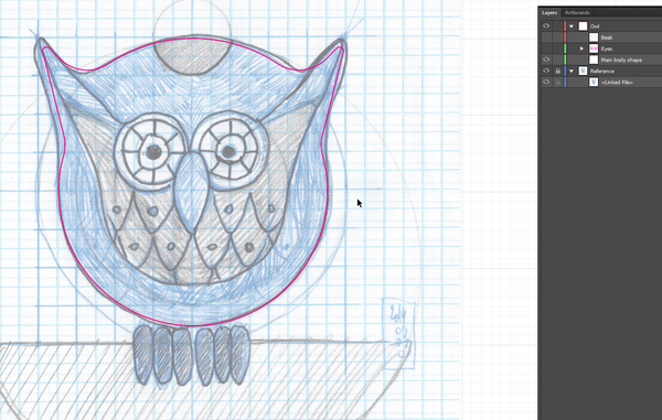 Owl design and texturing tutorial