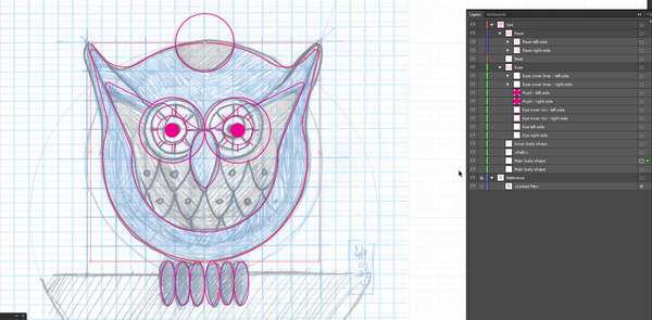 Owl design and texturing tutorial