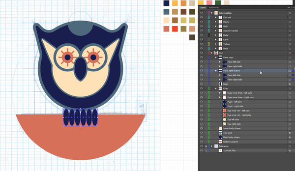 Owl design and texturing tutorial