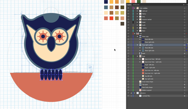 Owl design and texturing tutorial