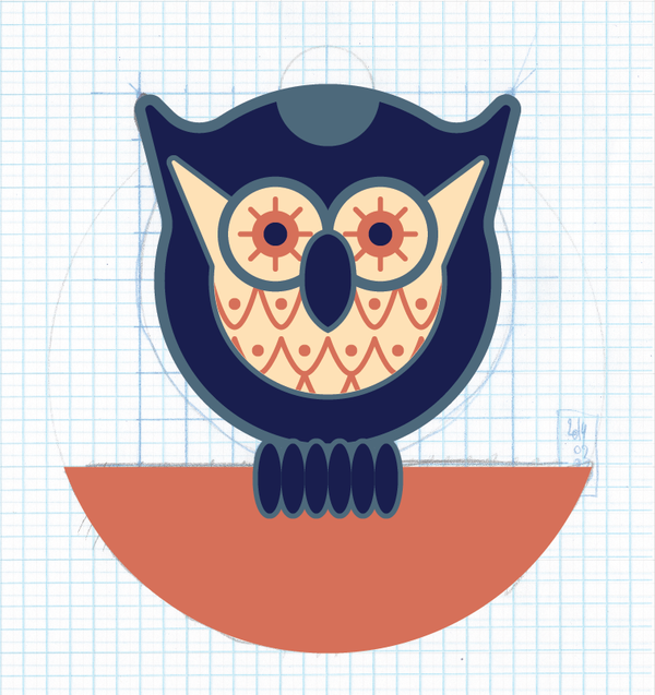 Owl design and texturing tutorial