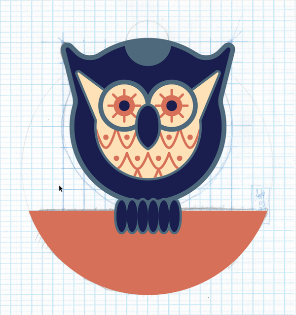 Owl design and texturing tutorial