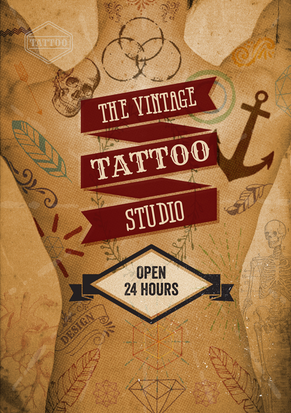 Tattoo Flyer Template | PosterMyWall