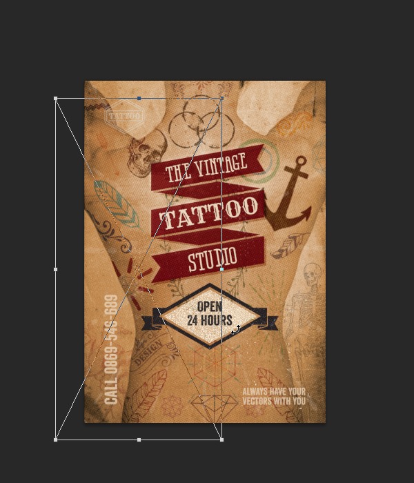 Vintage Tattoo Vectors Tutorial