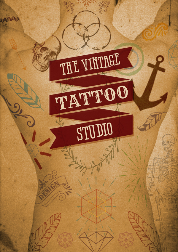 Vintage Tattoo Vectors Tutorial