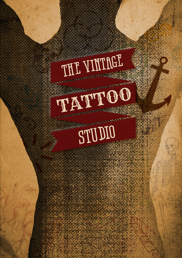 Vintage Tattoo Vectors Tutorial