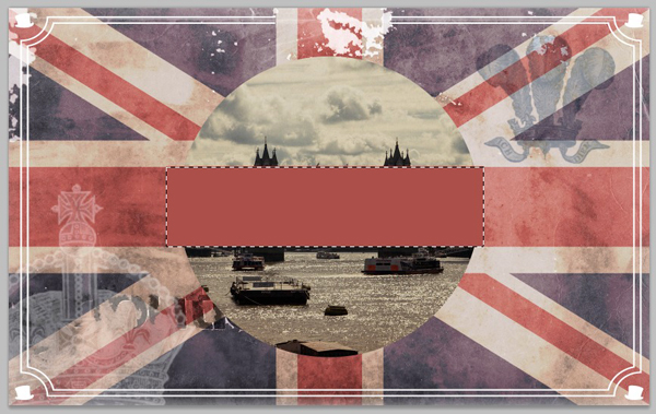 Vintage London Postcard Design Tutorial