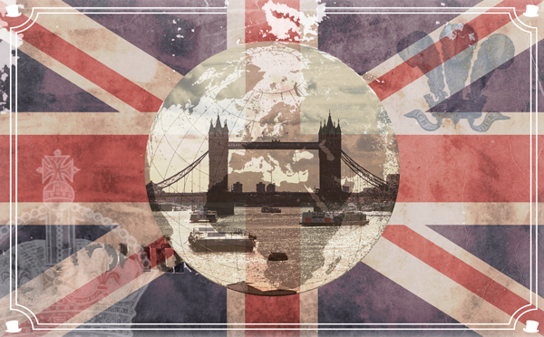 Vintage London Postcard Design Tutorial