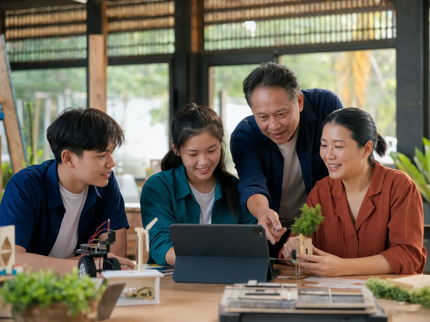 ภาพชุมชนคนไทยร่วมแลกเปลี่ยนความรู้ด้าน AI