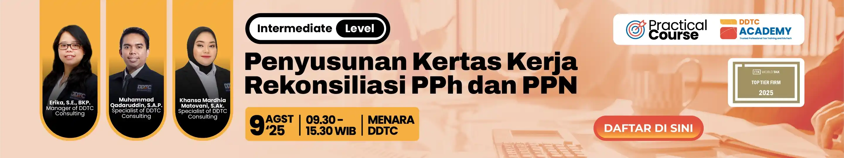 [Academy]_Practical Course Penyusunan Kertas Kerja Rekonsiliasi PPh dan PPN_[17 Juli 25 - 9 Agus 25]