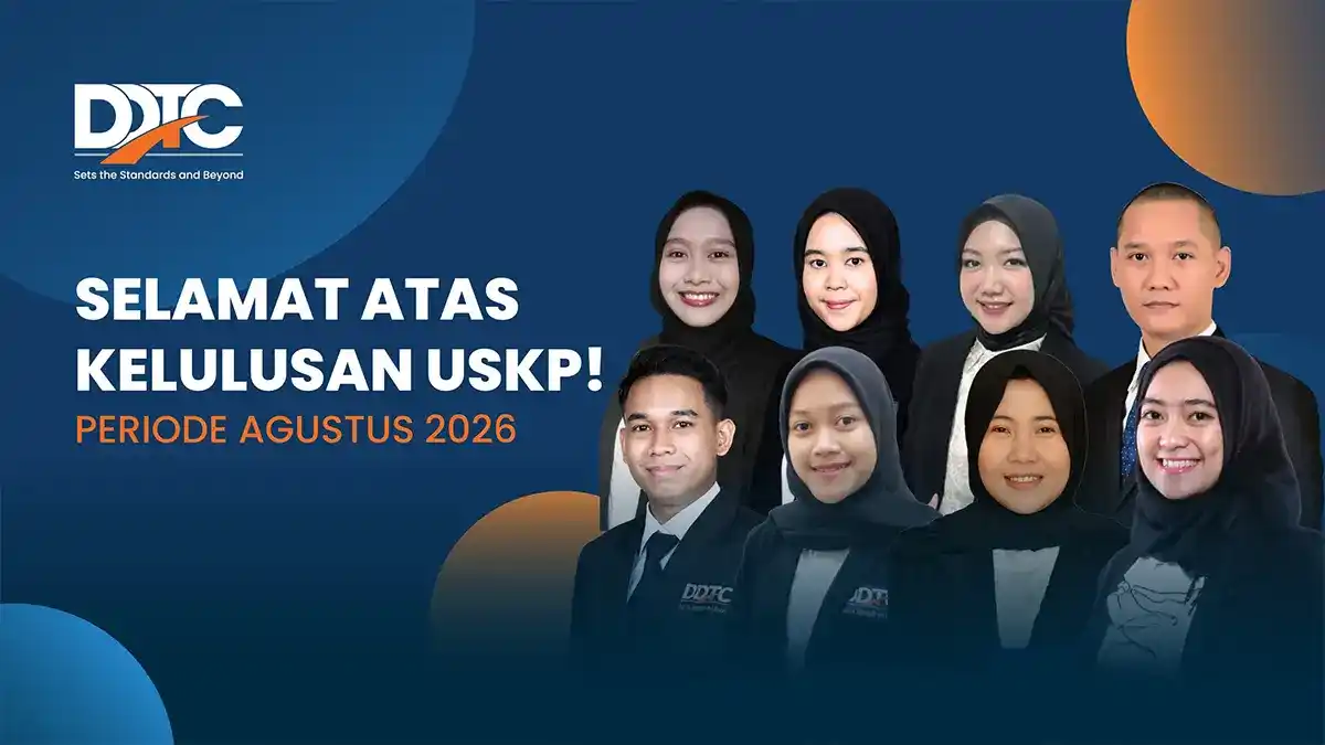 Delapan Profesional DDTC Lulus USKP, dari Tingkat A hingga C
