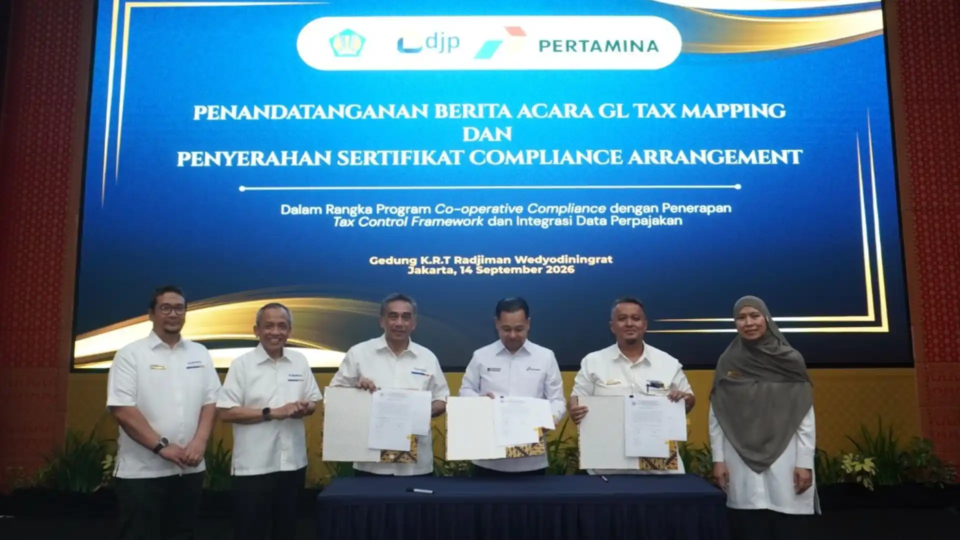 Uji Coba TCF Berlanjut, LTO Serahkan Sertifikat Kepatuhan Pertamina