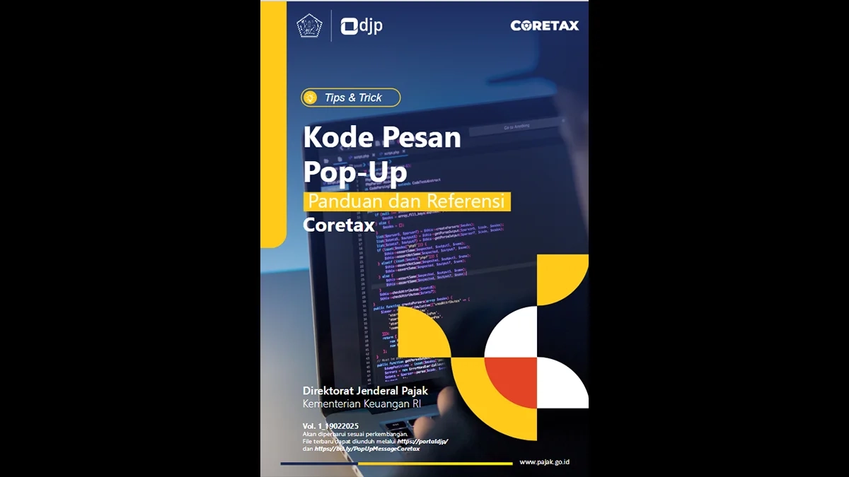 Bingung dengan Pop-Up Notifikasi Eror Coretax? Cek Panduannya di Sini