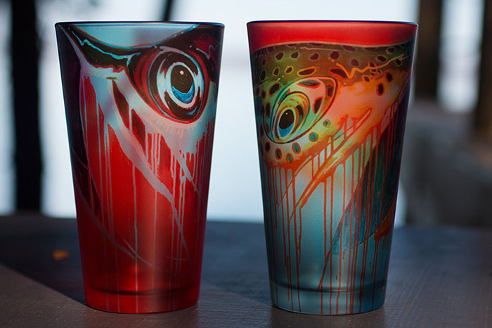 Dripping Pilsner Glass